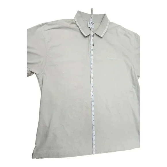 COLUMBIA Large Polo Beige Tan  Golf - Picture 5 of 5